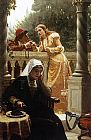 A Stolen Interview by Edmund Blair Leighton